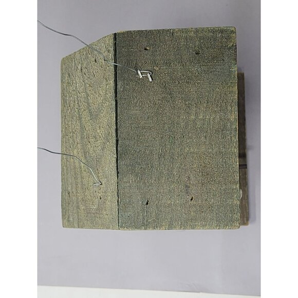 2 Rustic Handcrafted Wooden Birdhouse Round Wooden & General Store - Picture 5 of 13